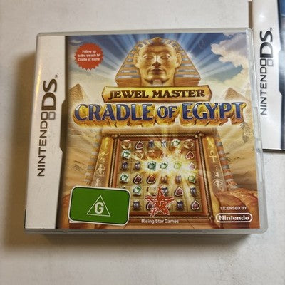 Jewel Master: Cradle of Egypt Nintendo DS Game Manual