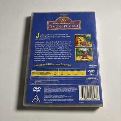 On Holiday With Timon & Pumbaa (DVD, 1997) Region 4 Disney