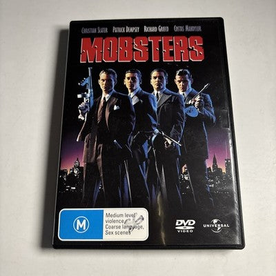 Mobsters (DVD, 1991) Christian Slater Region 4,2