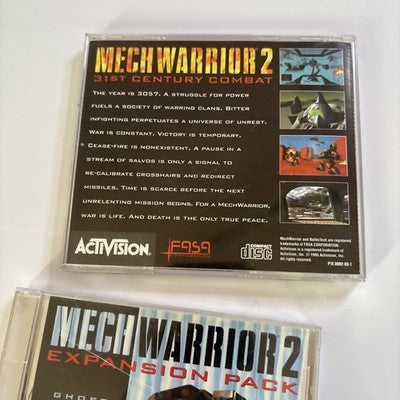 MechWarrior 2 + Expansion Pack PC CDROM