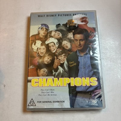 Champions (DVD, 1992) Emilio Estevez Region 4 *New Sealed*
