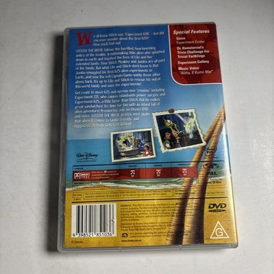 Stitch - The Movie (DVD, 2002) Disney Region 4