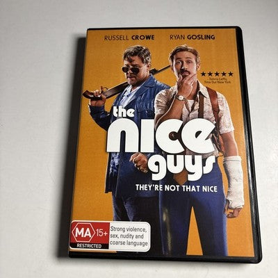 The Nice Guys (DVD, 2016) Russell Crowe, Ryan Gosling Region 4 NEW