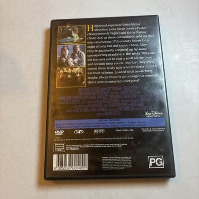 Hocus Pocus (DVD, 1993) Bette Midler, Sarah Jessica Parker Region 4