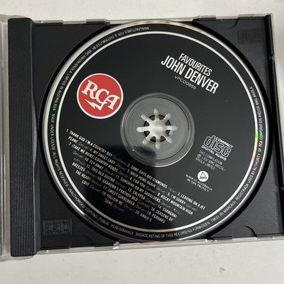 John Denver – Favourites (CD, 1992) Australasia VPCD0855