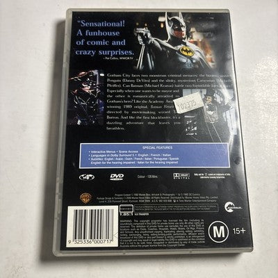 Batman Returns (DVD, 1992) Michael Keaton, Michelle Pfeiffer Region 4