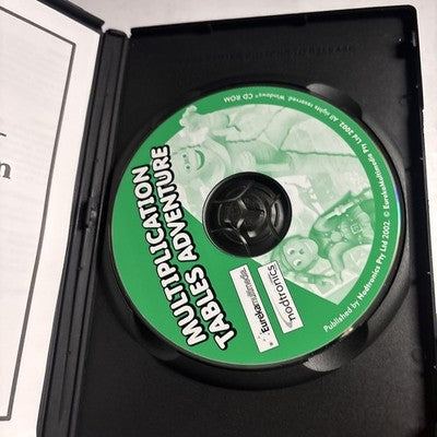 Eureka Multiplication Tables Adventure PC CD-ROM Windows Educational Game