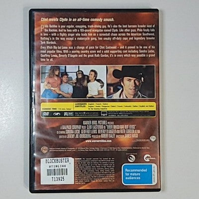 Every Which Way but Loose (DVD, 1978) Clint Eastwood Region 4