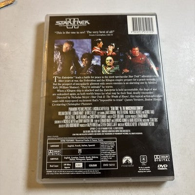 Star Trek VI - The Undiscovered Country (DVD, 1991) William Shatner Region 4