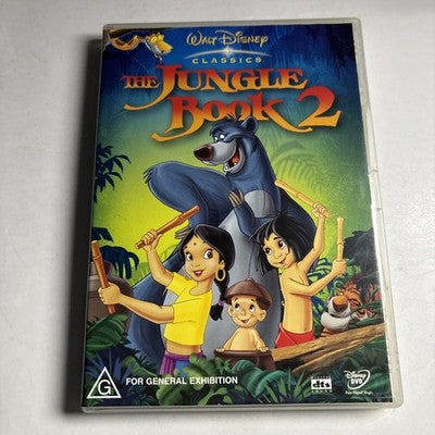 The Jungle Book 2 (DVD 2002) John Goodman, Connor Funk, Bob Jole Disney Region 4