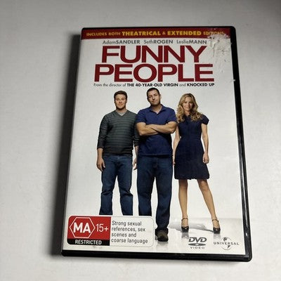 Funny People (DVD, 2009) Adam Sandler, Seth Rogen Region 4,2