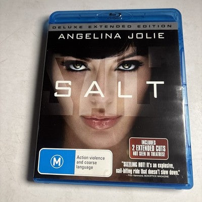 Salt - Extended Edition (Blu-ray, 2010) Angelina Jolie All Regions