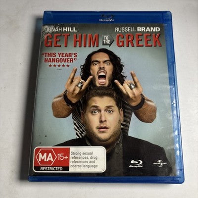 Get Him to the Greek (Blu-ray, 2010) Russell Brand, Jonah Hill All Regions