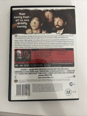 Stephen Kings's It (DVD, 1990) John Ritter, Tim Curry Region 4
