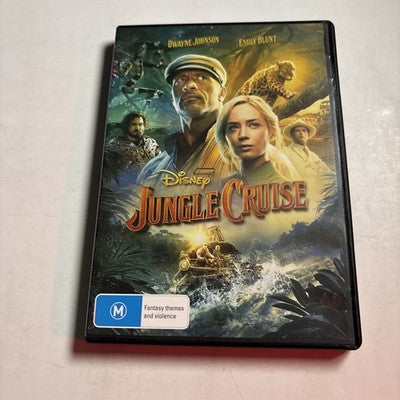 Jungle Cruise (DVD, 2021) Dwayne Johnson, Emily Blunt Region 4