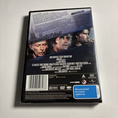 Escape from New York (Special Edition, DVD, 1981) Kurt Russell Region 4 NEW
