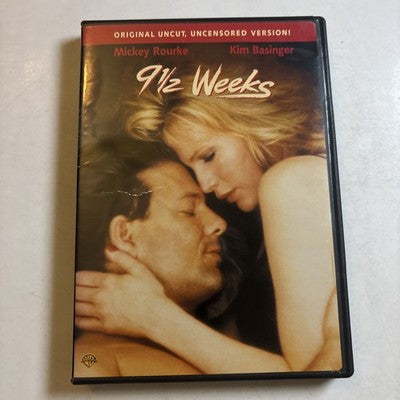 9 1/2 Weeks (DVD, 1986) Mickey Rourke, Kim Basinger Region 1