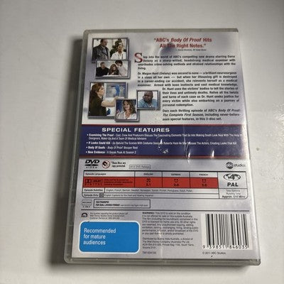 Body of Proof : Season 1 (DVD, 2011) Region 4