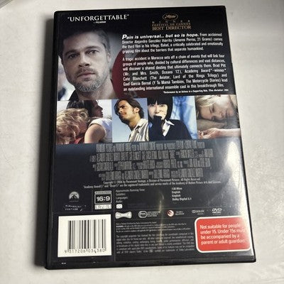 Babel (DVD, 2006) Brad Pitt, Cate Blanchett, Harriet Walter, Region 4 NEW