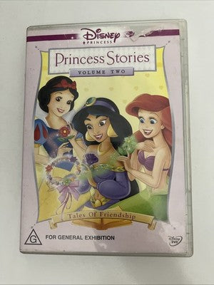Princess Stories : Tales of Friendship : Vol 2 (DVD, 2005) Disney Region 4