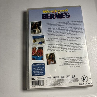 Weekend at Bernie's (DVD, 1989) Andrew Mccarthy, Jonathan Silverman Region 4 NEW