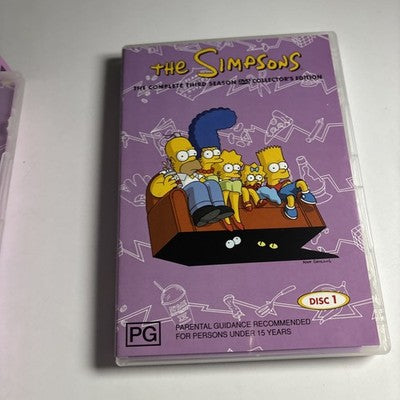 The Simpsons : Season 3 (DVD, 1991) Region 4