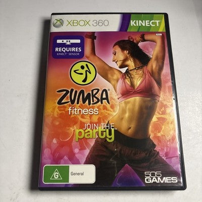 Zumba Fitness Kinect Microsoft XBOX 360 PAL Fitness Game Manual