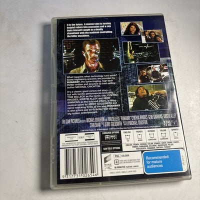 Runaway (DVD, 1984) Tom Selleck Region 4