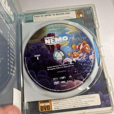 Finding Nemo (DVD, 2003) Ellen DeGeneres, Geoffrey Rush Region 4