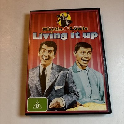 Living It Up (DVD, 1954) Dean Martin, Jerry Lewis Region 4