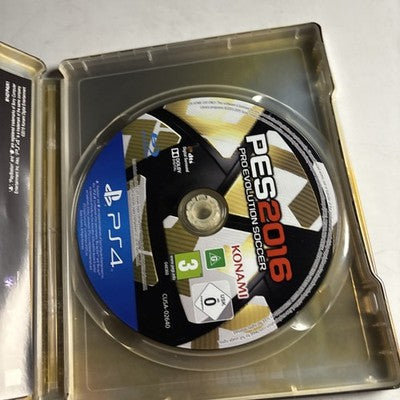 PES 2016 Pro Evolution Soccer Sony PS4 Steelbook Case