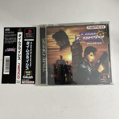 Time Crisis 1 PS1 Sony PlayStation NTSC-J Japanese 1996 Light Gun Game Complete