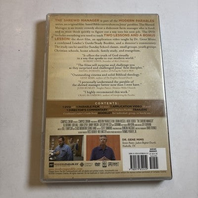 Modern Parables: The Shrewd Manager - Volume 1 Lessons 5 & 6 (DVD, 2008)
