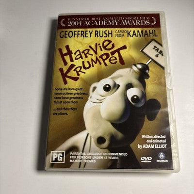 Harvie Krumpet (DVD, 2003) Geoffrey Rush All Regions NEW