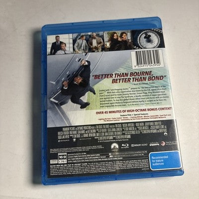 Mission Impossible - Rogue Nation (Blu-ray, 2015) Tom Cruise Region B