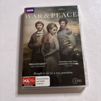 War and Peace : Season 1 (DVD, 2016) BBC Region 4 NEW