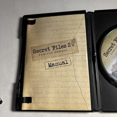 Secret Files 2 Puritas Cordis PC DVD-ROM Hidden Object Game