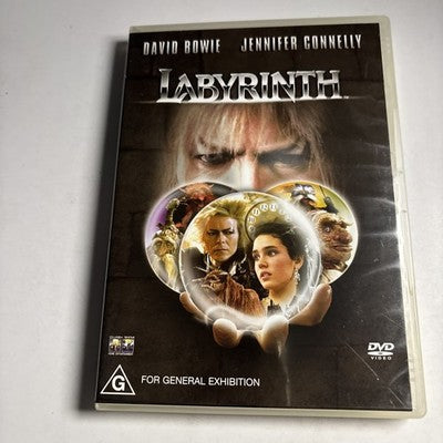 Labyrinth (DVD, 1986) David Bowie, Jennifer Connelly Region 4