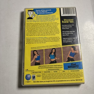 Dance Workout for Dummies (DVD, 2007) All Regions