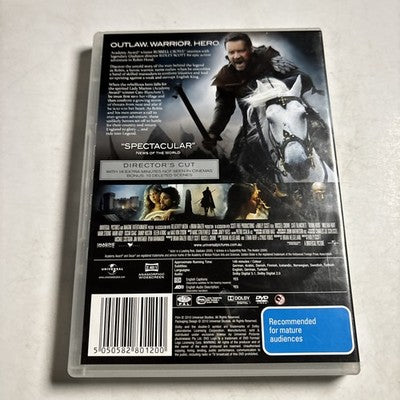 Robin Hood (DVD, 2010) Directors Cut Russell Crowe Region 4,2 NEW