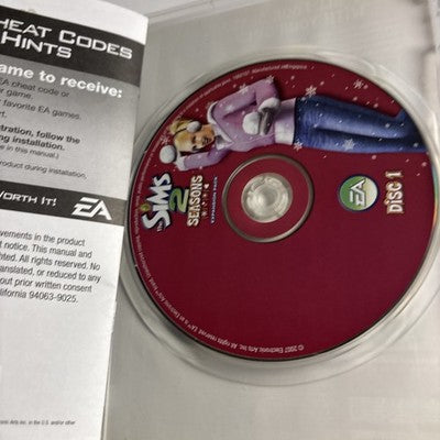The Sims 2 Seasons Expansion Pack PC CDROM Windows Game