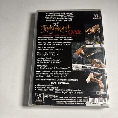 WWE - Judgement Day (DVD, 2002) Hulk Hogan All Regions