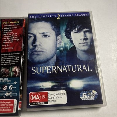 Supernatural : Season 1 & 2 (DVD, 2005) Region 4