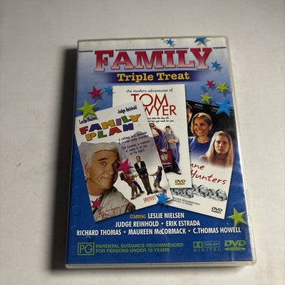 Tom Sawyer / Fortune Hunters / Family Plan DVD All Regions