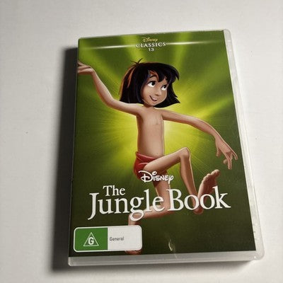 The Jungle Book (DVD, 1967) Disney Region 4