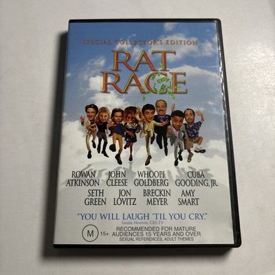 Rat Race (DVD, 2001) Rowan Atkinson, John Cleese, Seth Green Region 4