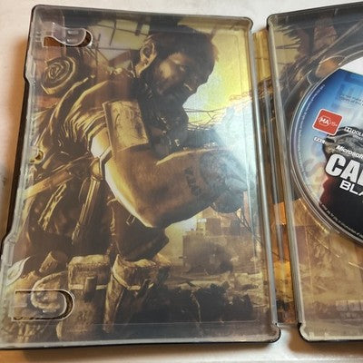 Call of Duty Black Ops Steel Case (Xbox 360, 2010) PAL
