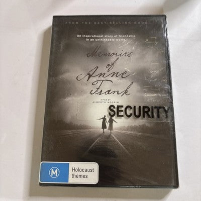 Memories of Anne Frank (DVD, 2009) Peter Vegh, Moni Ovadia Region 4 *New Sealed*