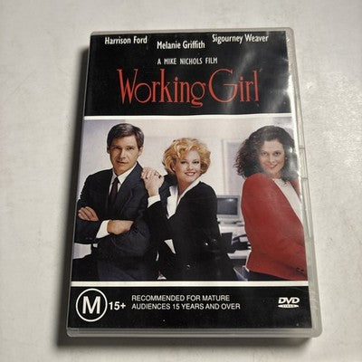 Working Girl (DVD, 1988) Harrison Ford, Sigourney Weaver Region 4