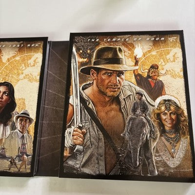 Indiana Jones - The Complete Adventures (Blu-ray, 2012) Harrison Ford Region B